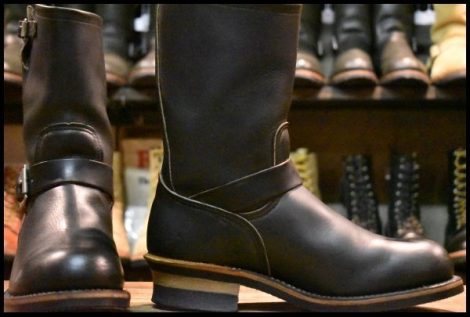 【7.5EE 美品 PT83 レッドウィングOEM 84年製】MASON エンジニア ブラック 黒 ネオプレーンソール ビンテージ ブーツ NASTY HOPESMORE