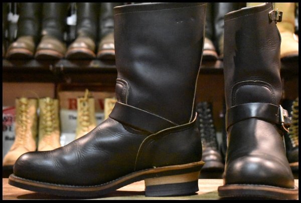 【7.5EE 美品 PT83 レッドウィングOEM 84年製】MASON エンジニア ブラック 黒 ネオプレーンソール ビンテージ ブーツ NASTY HOPESMORE