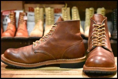【7D 良品 13年 カスタム】レッドウィング 9111 アイリッシュセッター 茶 カッパー ラフ＆タフ ベックマン ブーツ redwing HOPESMORE