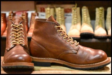 【7D 良品 13年 カスタム】レッドウィング 9111 アイリッシュセッター 茶 カッパー ラフ＆タフ ベックマン ブーツ redwing HOPESMORE