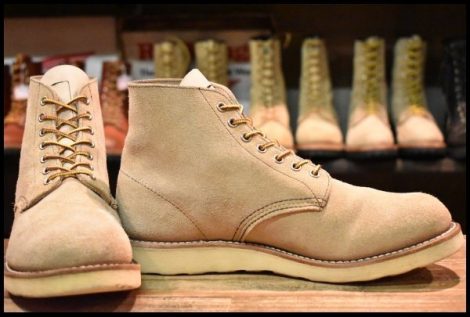 【9.5D 良品 10年】レッドウィング 8167 スエード アイリッシュセッター ホーソーンアビレーンラフアウト ブーツ redwing HOPESMORE