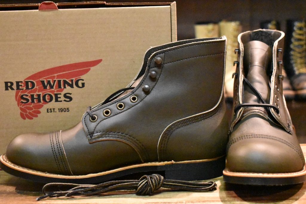 【9D 箱付 未使用 24年】レッドウィング 8078 アイアンレンジャー グリーン アルパイン ポーテージ 緑 ブーツ redwing HOPESMORE