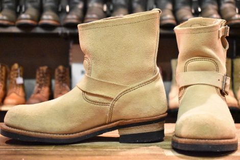 【9D 良品 13年】レッドウィング 2965 ショート スエードエンジニア ホーソーンアビレーンラフアウト ブーツ redwing HOPESMORE