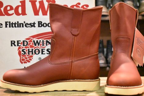 【9E 箱付 DEAD 犬タグ 97年】レッドウィング 8866 ペコス 赤茶 オロラセット プルオン ブーツ redwing pecos HOPESMORE
