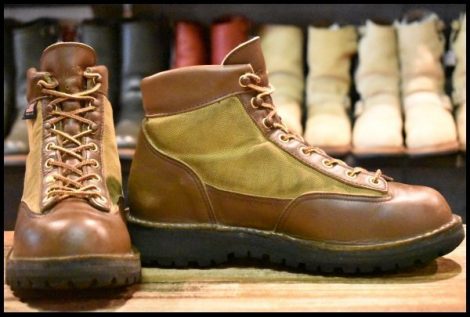 【7.5EE 良品 白タグ】Danner ダナーライト3 33234 茶 ブラウン カーキ ゴアテックス GORE-TEX レースアップ 編み上げ ブーツ HOPESMORE