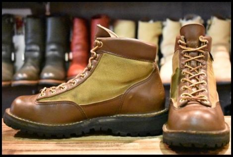【7.5EE 良品 白タグ】Danner ダナーライト3 33234 茶 ブラウン カーキ ゴアテックス GORE-TEX レースアップ 編み上げ ブーツ HOPESMORE