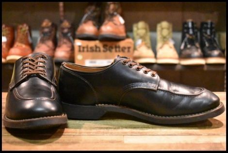 【9D 良品 17年】レッドウィング 8070 スポーツ オックスフォード 黒 クローンダイク モックトゥ 短靴 ブーツ redwing HOPESMORE