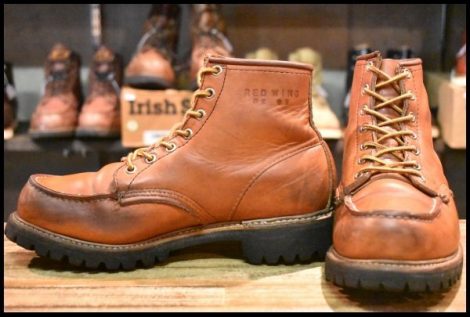 【7E 良品 裏半円犬タグ 91年02月刻印】レッドウィング 8175 アイリッシュセッター オロラセット ビンテージ ブーツ redwing HOPESMORE
