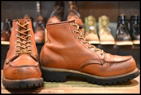 【7E 良品 裏半円犬タグ 91年02月刻印】レッドウィング 8175 アイリッシュセッター オロラセット ビンテージ ブーツ redwing HOPESMORE