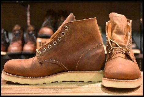 【7.5D 未使用 11年】レッドウィング 9111 アイリッシュセッター 茶 カッパー ラフ＆タフ プレーントゥ ブーツ redwing HOPESMORE