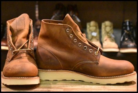 【7.5D 未使用 11年】レッドウィング 9111 アイリッシュセッター 茶 カッパー ラフ＆タフ プレーントゥ ブーツ redwing HOPESMORE