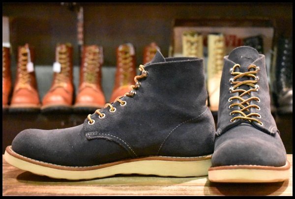 レッドウィング　8154 ビームス別注　ネイビー　ラフアウト　9D 9D 良品 BEAMS別注 10年】レッドウィング 8154 ネイビー