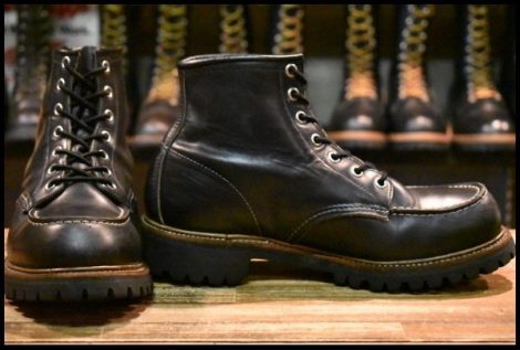 【7E 良品 犬タグ 98年】レッドウィング 8176 ビブラム アイリッシュセッター 黒 ブラッククローム 編み上げ ブーツ redwing HOPESMORE