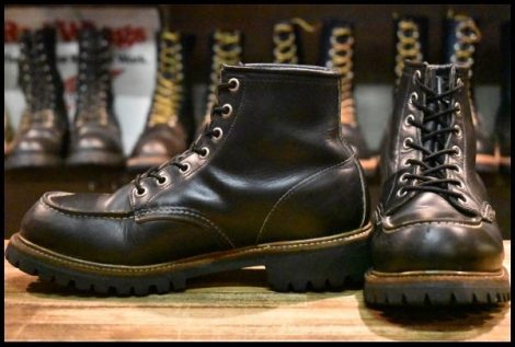 【7E 良品 犬タグ 98年】レッドウィング 8176 ビブラム アイリッシュセッター 黒 ブラッククローム 編み上げ ブーツ redwing HOPESMORE