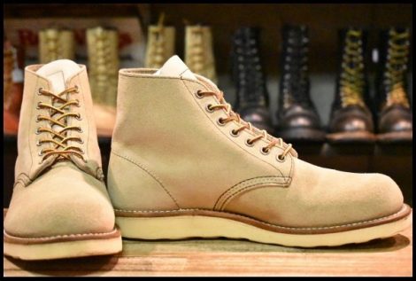 【8E 良品 10年】レッドウィング 8167 スエード アイリッシュセッター ホーソーンアビレーン プレーントゥ ブーツ redwing HOPESMORE