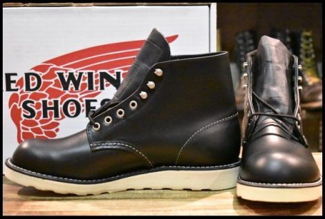 【8.5D 箱付 未使用 犬タグ復刻 21年】レッドウィング 8165 アイリッシュセッター 黒 ブラッククローム 編み上げ ブーツ redwing HOPESMORE