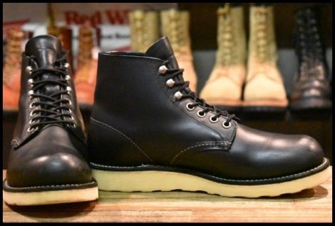【6.5D 良品 05年】レッドウィング 8165 アイリッシュセッター 黒 ブラッククローム プレーントゥ ブーツ redwing HOPESMORE