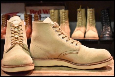 【9E 良品 10年】レッドウィング 8167 スエード アイリッシュセッター ホーソーンアビレーンラフアウト ブーツ redwing HOPESMORE