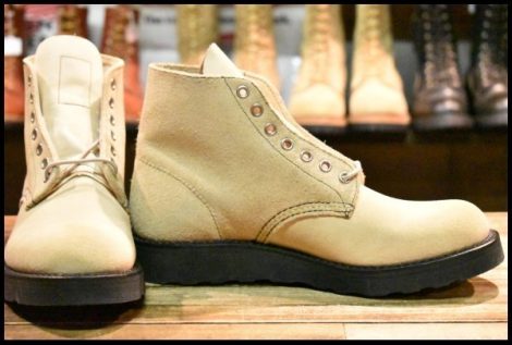 【7.5D 箱付 未使用 11年 BIOTOP】レッドウィング 8167 PLATFORM TYPE BLACK ラフアウト ブーツ nonnative 藤井隆行 redwing HOPESMORE