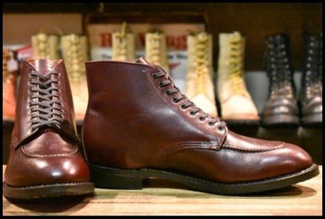 【10D 美品 15年】レッドウィング 9091 ジラード ブラックチェリー フェザーストーン ベックマン ブーツ redwing HOPESMORE