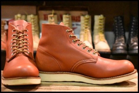 【9D 美品 10年】レッドウィング 8166 アイリッシュセッター 赤茶 オロラセット プレーントゥ 編み上げ ブーツ redwing HOPESMORE