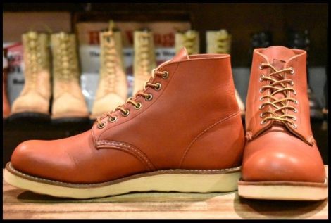 【9D 美品 10年】レッドウィング 8166 アイリッシュセッター 赤茶 オロラセット プレーントゥ 編み上げ ブーツ redwing HOPESMORE