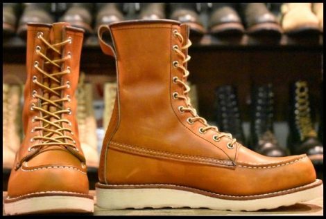 【7.5D 美品 21年】レッドウィング 877 ロング アイリッシュセッター オロレガシー モックトゥ 編み上げ ブーツ redwing HOPESMORE
