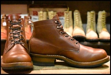 plantation モカワークブーツ　未使用　29,400円 ワークブーツ ローカット メンズ レディース ハニカムクッション