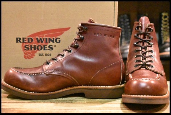 7.5D 箱付 良品 12年】レッドウィング 213 赤茶 ブラウン OXBLOOD