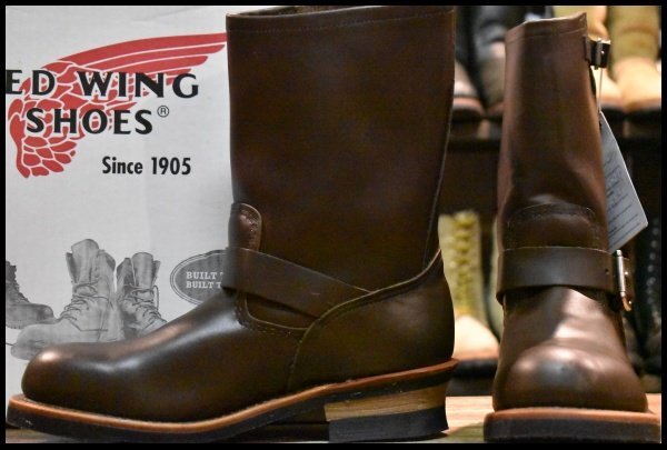 【9D 箱付 未使用 09年】レッドウィング 2967 エンジニア チョコレート クローム ブラウン スチールトゥ 2269 ブーツ redwing HOPESMORE