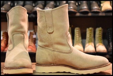 【7E 美品 08年】レッドウィング 8168 スエード ペコス ホーソーン アビレーン ラフアウト プルオン ブーツ redwing pecos HOPESMORE