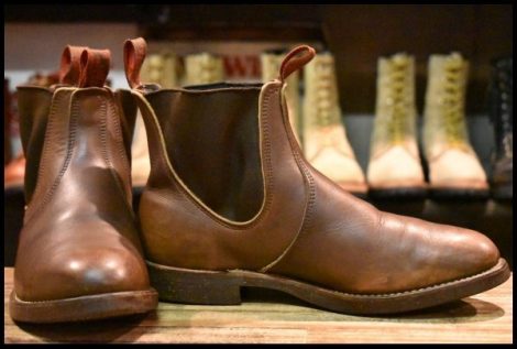 【8E 良品 94年】レッドウィング 8191 チェルシー サイドゴア 茶 ブラウン ブーツ redwing HOPESMORE