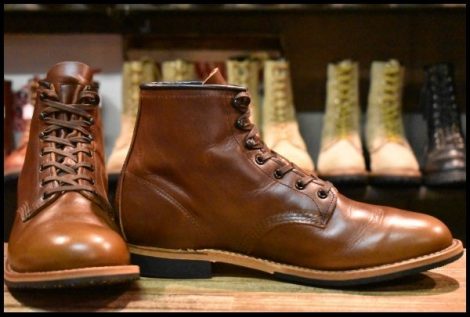 【10D 箱付 美品 24年】レッドウィング 9422 ベックマン シガー エクスカリバー プレーントゥ 9016 9416 ブーツ redwing HOPESMORE