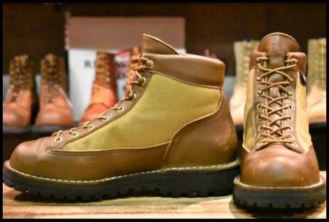 【9EE 良品 白タグ】Danner ダナーライト 30420X 茶 ブラウン カーキ ゴアテックス GORE-TEX 編み上げ ハイキング ブーツ HOPESMORE