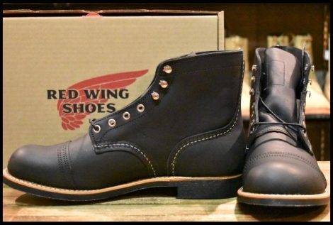 【10D 箱付 未使用 24年】レッドウィング 8084 アイアンレンジャー ブラックハーネス 黒 キャップトゥ ブーツ redwing HOPESMORE
