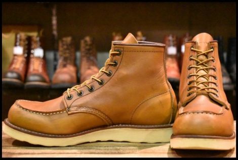【9D 良品 11年】レッドウィング 875 アイリッシュセッター 茶 オロイジナル モックトゥ レースアップ ブーツ redwing HOPESMORE