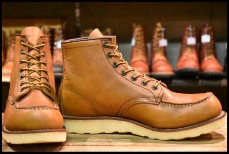 【9D 良品 11年】レッドウィング 875 アイリッシュセッター 茶 オロイジナル モックトゥ レースアップ ブーツ redwing HOPESMORE
