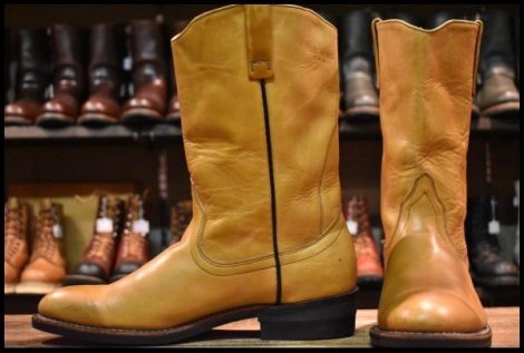 【11.5D 良品 旧羽タグ 78年】レッドウィング 1474 ペコス ライトブラウン 茶 1155 プルオン ブーツ redwing pecos HOPESMORE