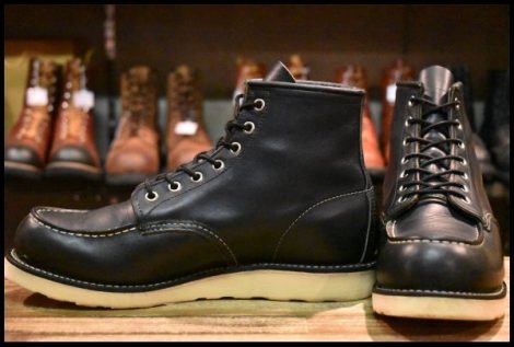 【9D 良品 14年】レッドウィング 9075 アイリッシュセッター 黒 ブラック ハーネス モックトゥ 8179 8130 ブーツ redwing HOPESMORE