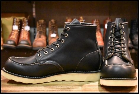 【9.5D 美品 12年】レッドウィング 9075 アイリッシュセッター 黒 ブラック ハーネス モック 8179 8130 ブーツ redwing HOPESMORE