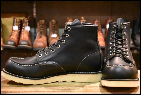 【9.5D 美品 12年】レッドウィング 9075 アイリッシュセッター 黒 ブラック ハーネス モック 8179 8130 ブーツ redwing HOPESMORE