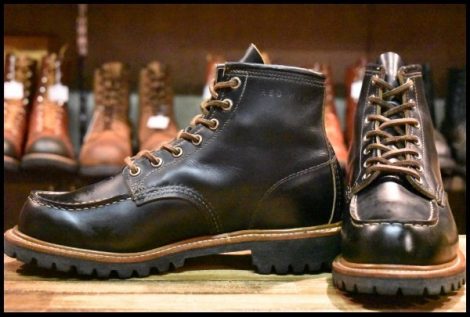 【8E 美品 19年】レッドウィング 9878 アイリッシュセッター ブラック クローンダイク モックトゥ 編み上げ ブーツ redwing HOPESMORE