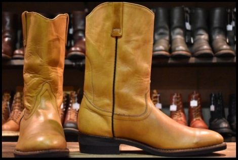 【11.5D 良品 旧羽タグ 78年】レッドウィング 1474 ペコス ライトブラウン 茶 1155 プルオン ブーツ redwing pecos HOPESMORE