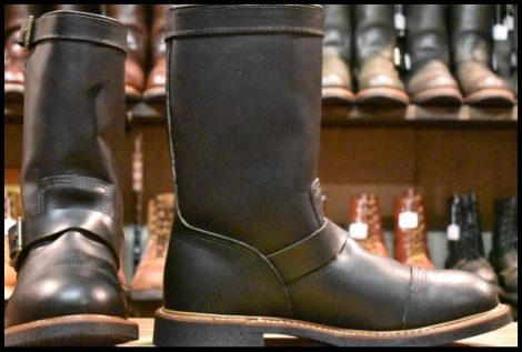 【10D 美品 11年】レッドウィング 8122 アイアンスミス エンジニア ブラック ハーネス 黒 キャップトゥ ブーツ redwing HOPESMORE