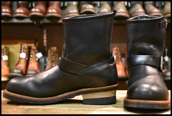 Red Wing エンジニアブーツ 黒 9D 良品 13年】レッドウィング 2976 ショート エンジニア 黒