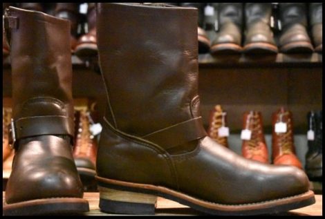 【10D 良品 09年】レッドウィング 2967 エンジニア 茶 チョコレート クローム ブラウン スチールトゥ ブーツ redwing 2269 HOPESMORE