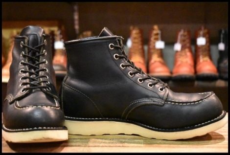 【8D 箱付 良品 12年】レッドウィング 9075 アイリッシュセッター 黒 ブラック ハーネス モック 8179 8130 ブーツ redwing HOPESMORE