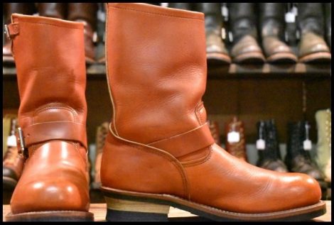 【9.5D 良品 15年】レッドウィング 8271 エンジニア 赤茶 オロラセット スチールトゥ ブーツ redwing HOPESMORE