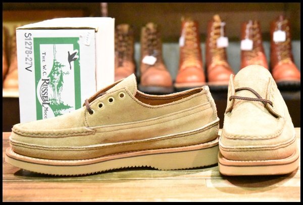 【8E 箱付 未使用】RUSSELL MOCCASIN ラッセルモカシン オネイダ S1278-27V ララミースエード ブーツ HOPESMORE