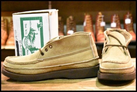 【8E 箱付 未使用】RUSSELL MOCCASIN ラッセルモカシン S200-27V スポーティングクレーチャッカ ダブルモカシン ララミー ブーツ HOPESMORE
